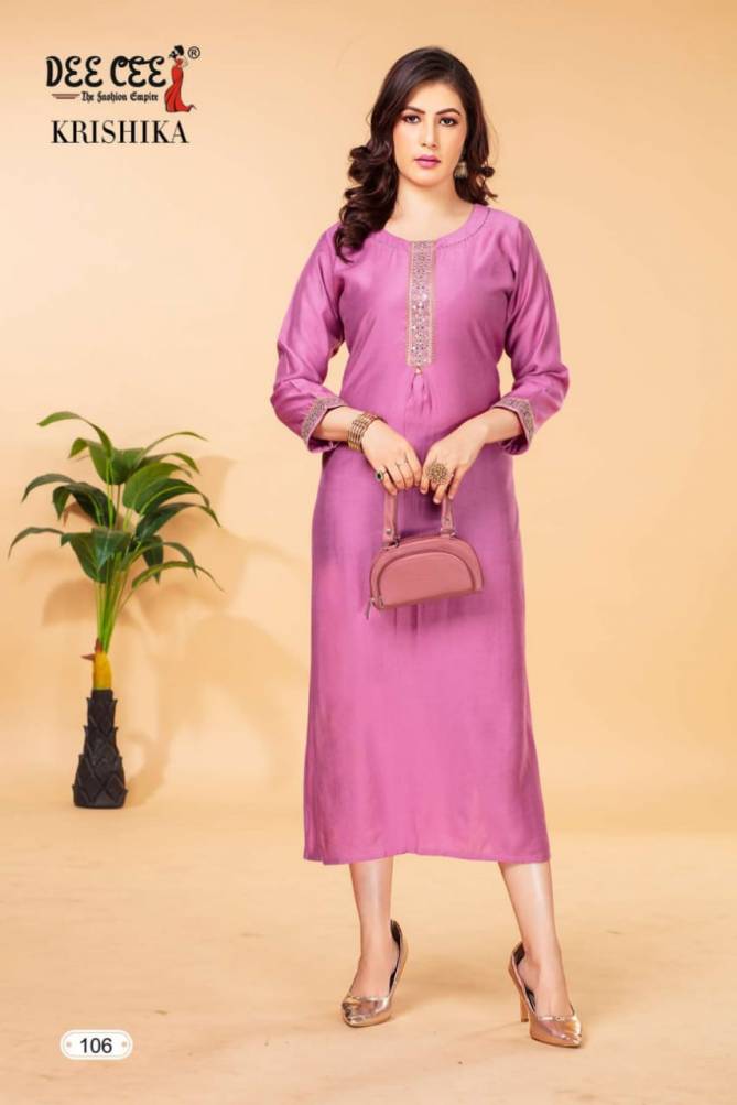 Krishika By Dee Cee Embroidery Kurtis Wholesale Clothing Suppliers In India
